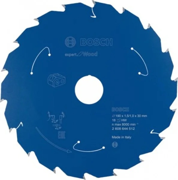 Bosch expert for wood lama per seghe ad affondamento 190x30 mm per legno 2608644512 - dettaglio 1