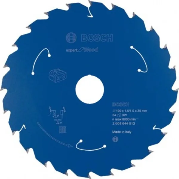 Bosch expert for wood lama per seghe ad affondamento 190x30 mm per legno 2608644513 - dettaglio 1