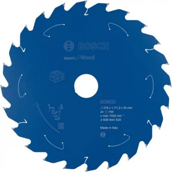 Bosch expert for wood lama per seghe da banco a batteria 216x30 mm per legno 2608644520 - dettaglio 1