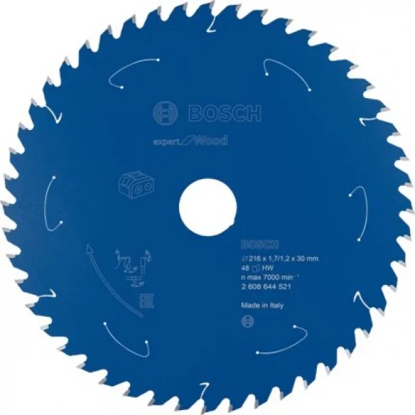 Bosch expert for wood lama per seghe da banco a batteria 216x30 mm per legno 2608644521 - dettaglio 1
