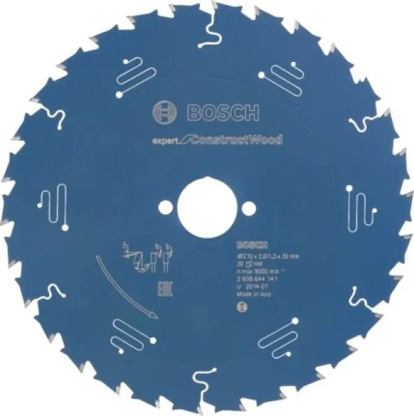 Bosch expert for construct wood lama per seghe circolari 210x30 mm per legno chiodato 2608644141 - dettaglio 1
