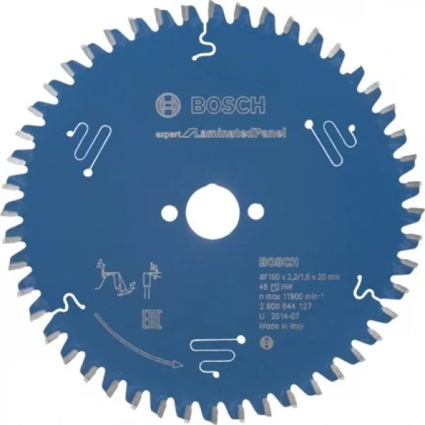 Bosch expert for laminated panel lama per seghe circolari 160x20 mm per laminati 2608644127 - dettaglio 1