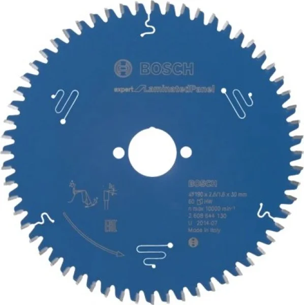 Bosch expert for laminated panel lama per seghe circolari 190x30 mm per laminati 2608644130 - dettaglio 1