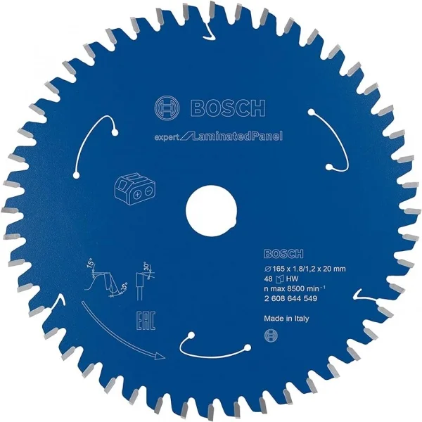 Bosch expert for laminated panel lama per seghe ad immersione 165x20 mm per laminati 2608644549 - dettaglio 1