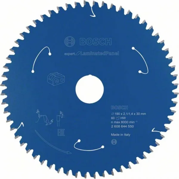 Bosch expert for laminated panel lama per seghe ad immersione 190x30 mm per laminati 2608644550 - dettaglio 1