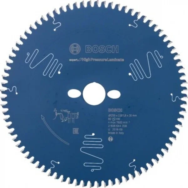 Bosch expert for high pressure laminate lama per troncatrici 250x30 mm per hpl 2608644358 - dettaglio 1
