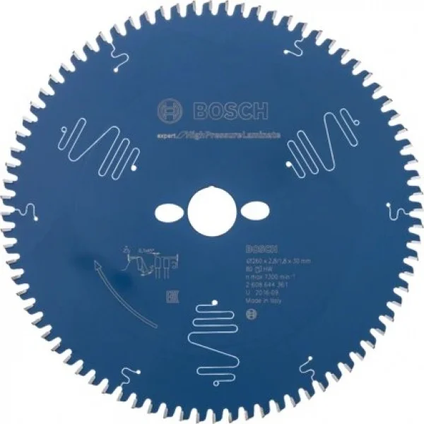 Bosch expert for high pressure laminate lama per troncatrici 260x30 mm per hpl 2608644361 - dettaglio 1