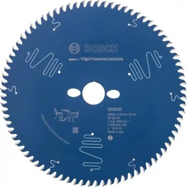 Bosch expert for high pressure laminate lama per sega da banco 250x30 mm per hpl 2608644359 - dettaglio 1