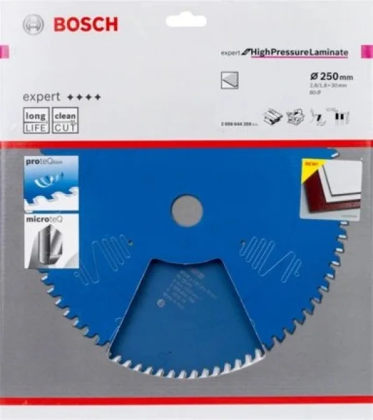 Bosch expert for high pressure laminate lama per sega da banco 250x30 mm per hpl 2608644359 - dettaglio 2