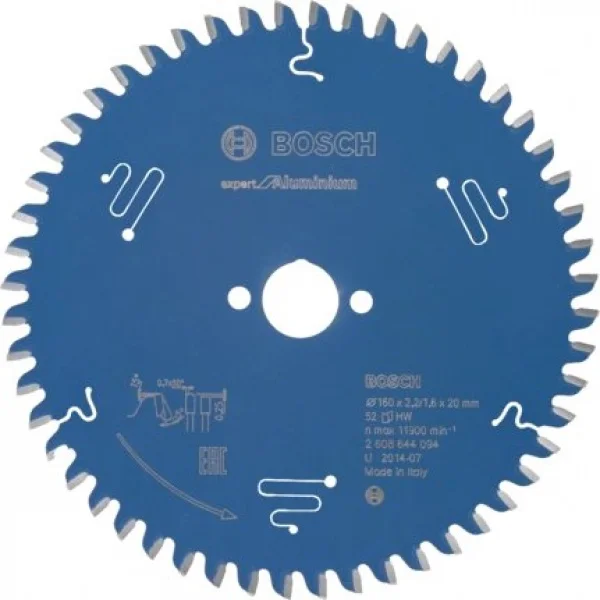 Bosch expert for aluminium lama per sega circolare 160x20 mm per alluminio 2608644094 - dettaglio 1