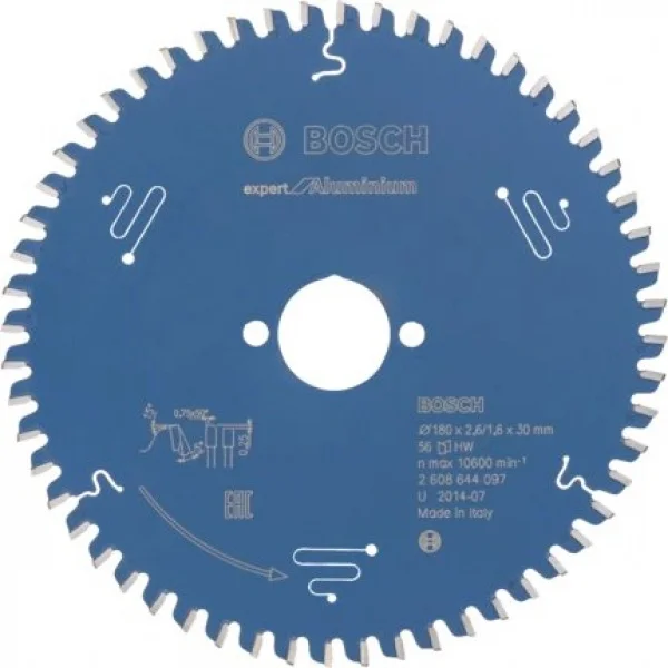 Bosch expert for aluminium lama per sega circolare 180x30 mm per alluminio 2608644097 - dettaglio 1