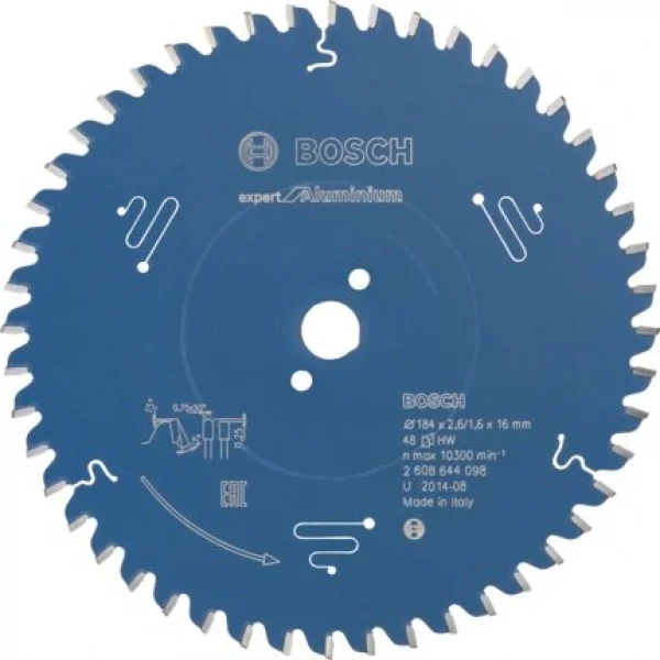 Bosch expert for aluminium lama per sega circolare 184x16 mm per alluminio 2608644098 - dettaglio 1