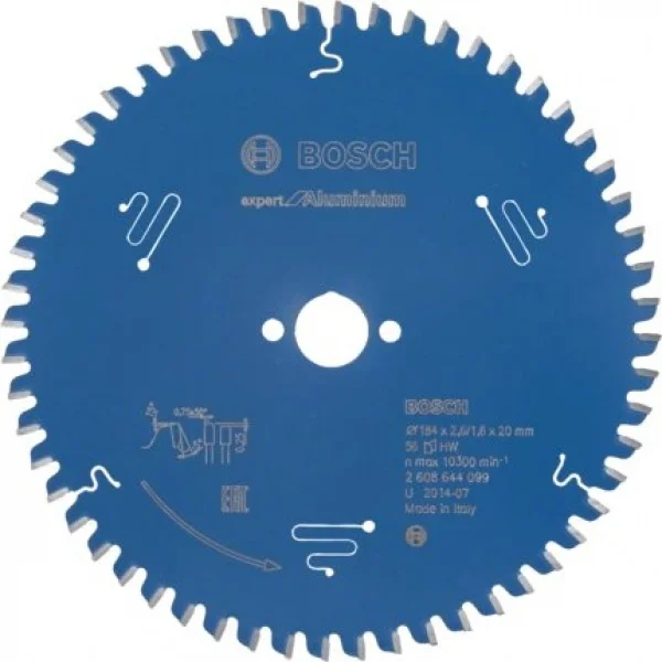 Bosch expert for aluminium lama per sega circolare 184x20 mm per alluminio 2608644099 - dettaglio 1