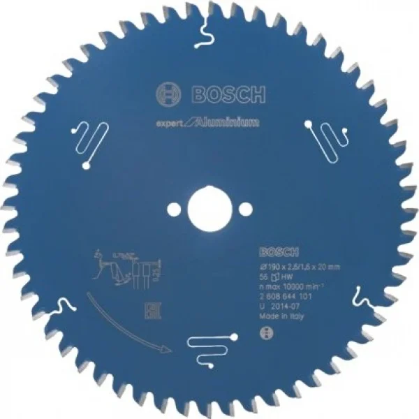 Bosch expert for aluminium lama per sega circolare 190x20 mm per alluminio 2608644101 - dettaglio 1