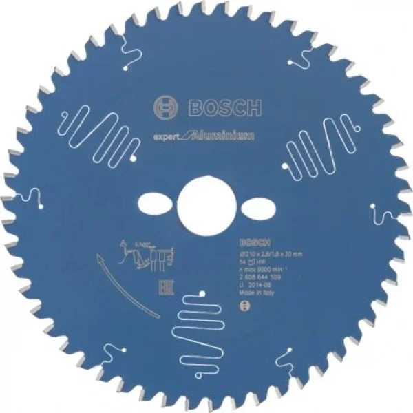 Bosch expert for aluminium lama per troncatrice 210x30 mm per alluminio 2608644109 - dettaglio 1