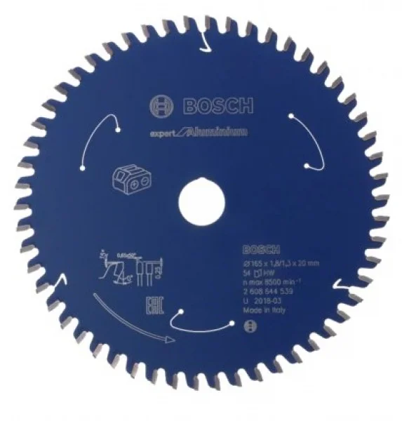 Bosch expert for aluminium lama per troncatrici 254x30mm per alluminio 2608644687 - dettaglio 1