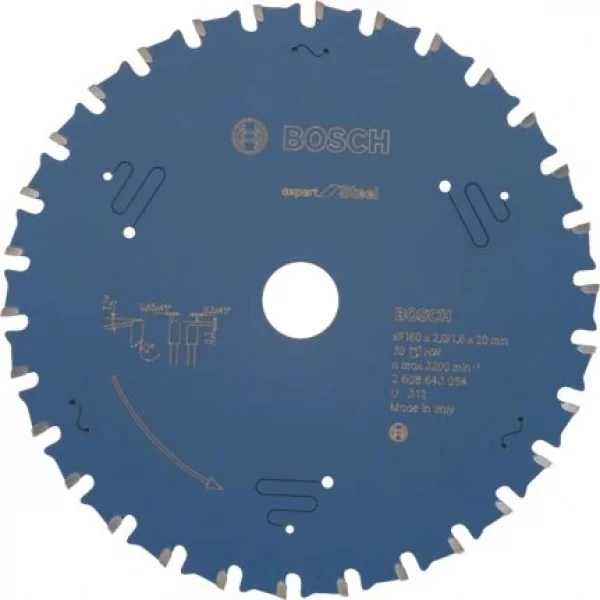 Bosch expert for steel lama per seghe circolari 160x20 mm per acciaio 2608643054 - dettaglio 1