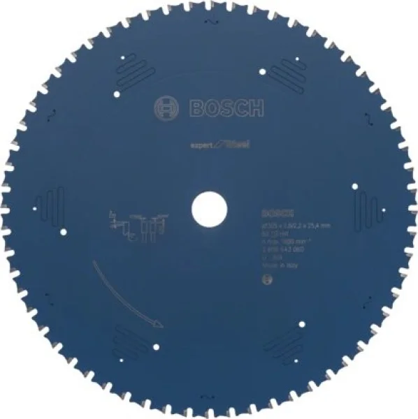 Bosch expert for steel lama per troncatrice 305x25,4 mm per acciaio 2608643060 - dettaglio 1