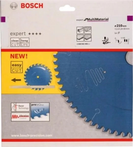 Bosch expert for multi material lama per troncatrice 210x30 mm per multimateriale 2608642492 - dettaglio 2