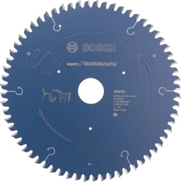 Bosch expert for multi material lama per troncatrice 216x30 mm per multimateriale 2608642493 - dettaglio 1