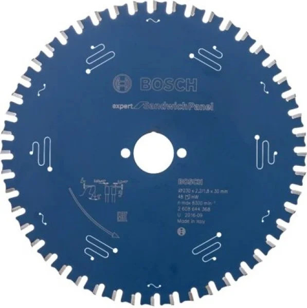 Bosch expert lama per sega circolare 230x30 mm per pannelli sandwich 2608644368 - dettaglio 1