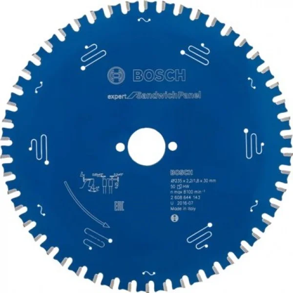 Bosch expert lama per sega circolare 235x30 mm per pannelli sandwich 2608644143 - dettaglio 1