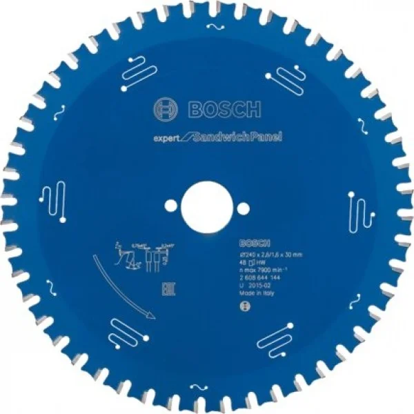 Bosch expert lama per sega circolare 240x30 mm per pannelli sandwich 2608644144 - dettaglio 1