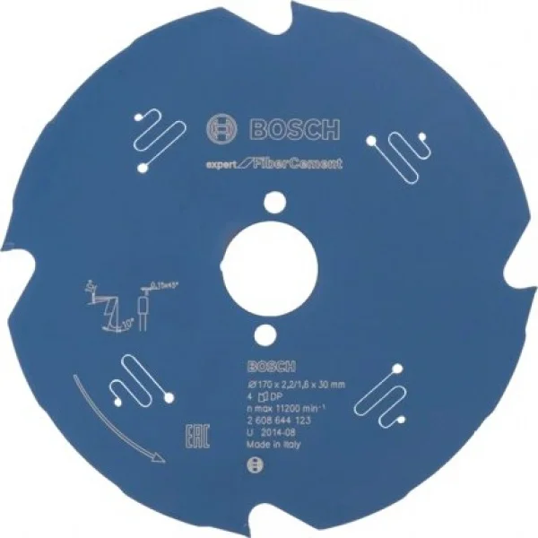 Bosch expert for fiber cement lama per sega circolare 170x30 mm per fibrocemento 2608644123 - dettaglio 1