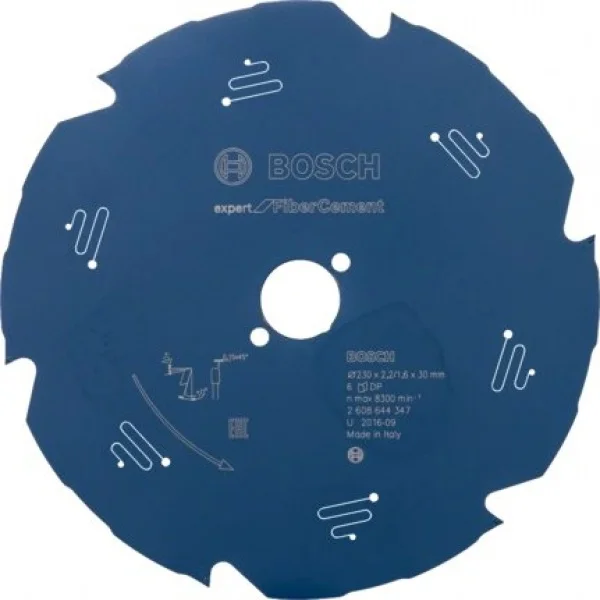 Bosch expert for fiber cement lama per sega circolare 230x30 mm per fibrocemento 2608644347 - dettaglio 1