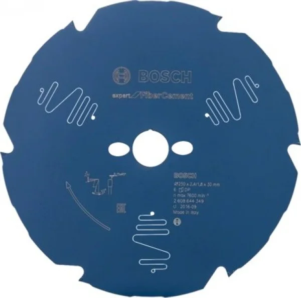 Bosch expert for fiber cement lama per troncatrice 250x30 mm per fibrocemento 2608644349 - dettaglio 1
