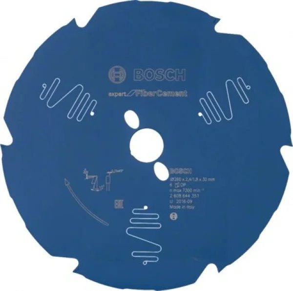 Bosch expert for fiber cement lama per troncatrice 260x30 mm per fibrocemento 2608644351 - dettaglio 1