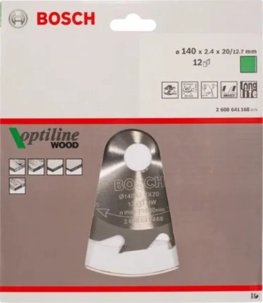 Bosch optiline wood lama per sega circolare 140x20 mm per legno 2608641168 - dettaglio 2