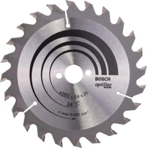 Bosch optiline wood lama per sega circolare 160x20 mm per legno 2608640596 - dettaglio 1