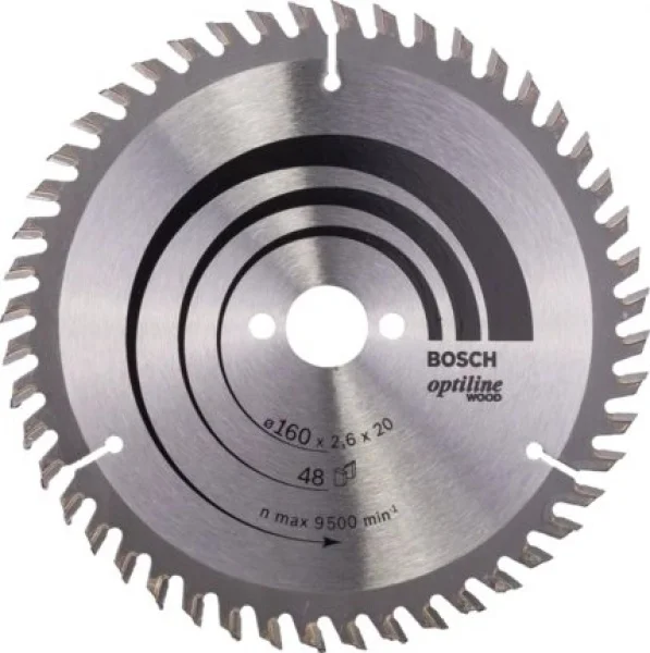 Bosch optiline wood lama per sega circolare 160x20 mm per legno 2608640732 - dettaglio 1