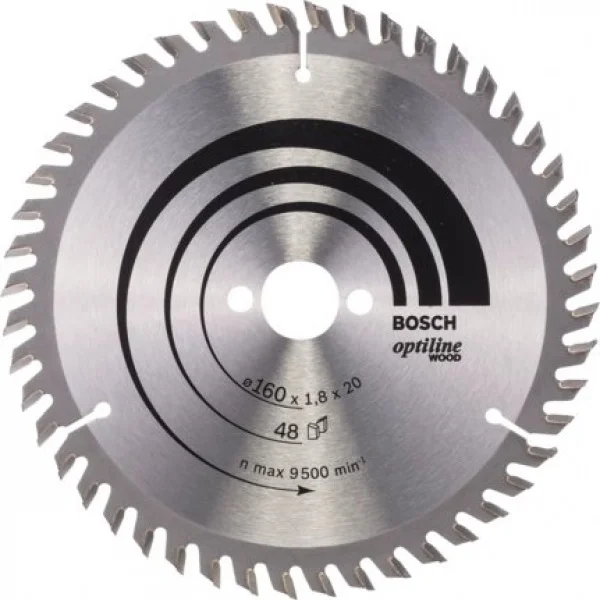 Bosch optiline wood lama per sega circolare 160x20 mm per legno 2608641172 - dettaglio 1