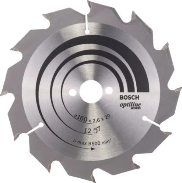 Bosch optiline wood lama per sega circolare 160x20 mm per legno 2608641173 - dettaglio 1