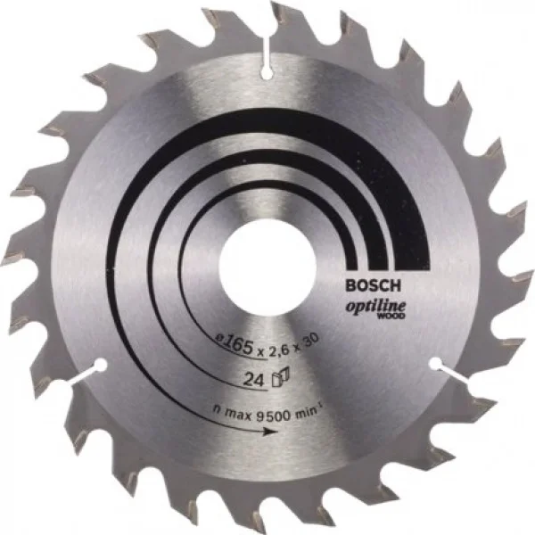 Bosch optiline wood lama per sega circolare 165x30 mm per legno 2608640602 - dettaglio 1