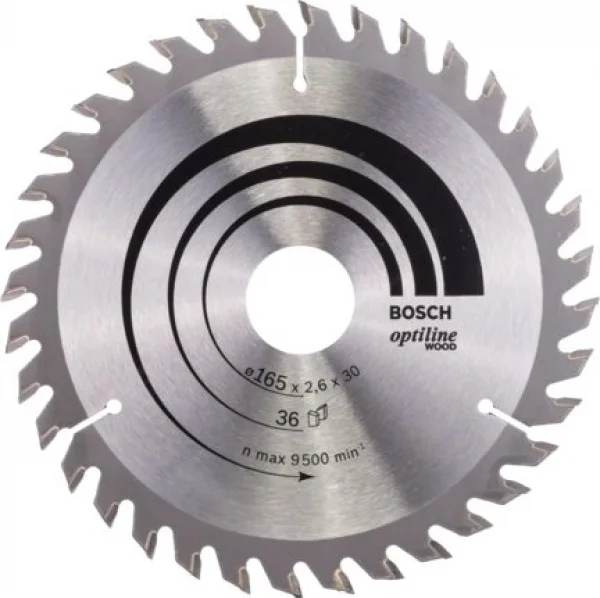 Bosch optiline wood lama per sega circolare 165x30 mm per legno 2608640603 - dettaglio 1