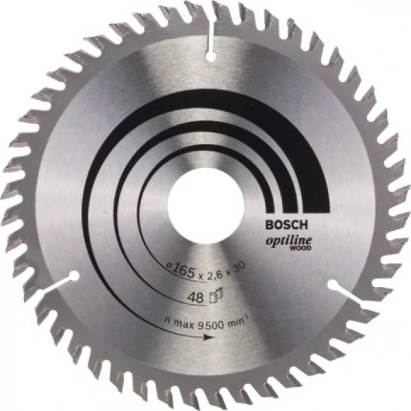 Bosch optiline wood lama per sega circolare 165x30 mm per legno 2608641175 - dettaglio 1