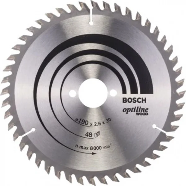 Bosch optiline wood lama per sega circolare 190x30 mm per legno 2608640617 - dettaglio 1
