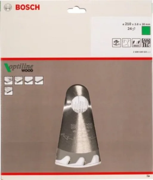 Bosch optiline wood lama per sega circolare 210x30 mm per legno 2608640621 - dettaglio 2