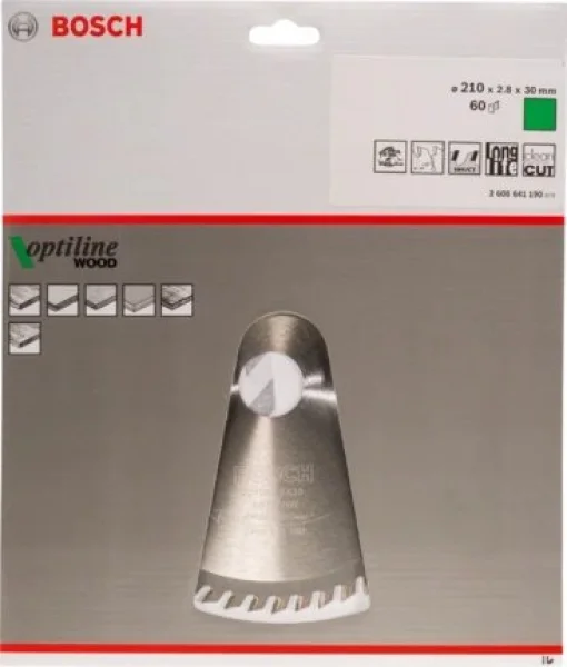 Bosch optiline wood lama per sega circolare 210x30 mm per legno 2608641190 - dettaglio 2
