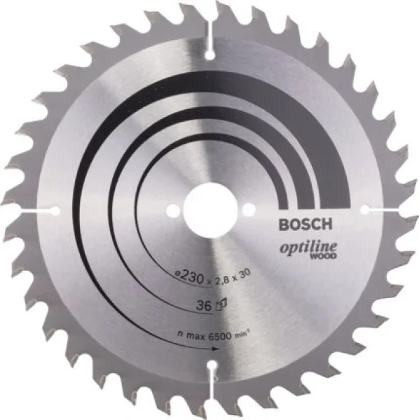 Bosch optiline wood lama per sega circolare 230x30 mm per legno 2608640628 - dettaglio 1