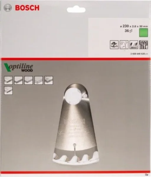 Bosch optiline wood lama per sega circolare 230x30 mm per legno 2608640628 - dettaglio 2