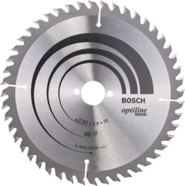 Bosch optiline wood lama per sega circolare 230x30 mm per legno 2608640629 - dettaglio 1