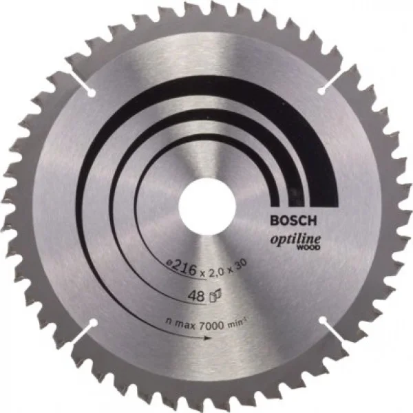 Bosch optiline wood lama per troncatrice 216x30 mm per legno 2608640432 - dettaglio 1
