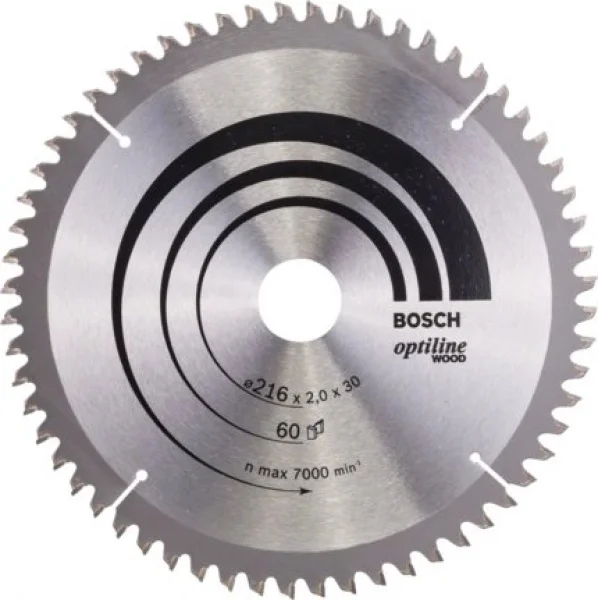 Bosch optiline wood lama per troncatrice 216x30 mm per legno 2608640433 - dettaglio 1