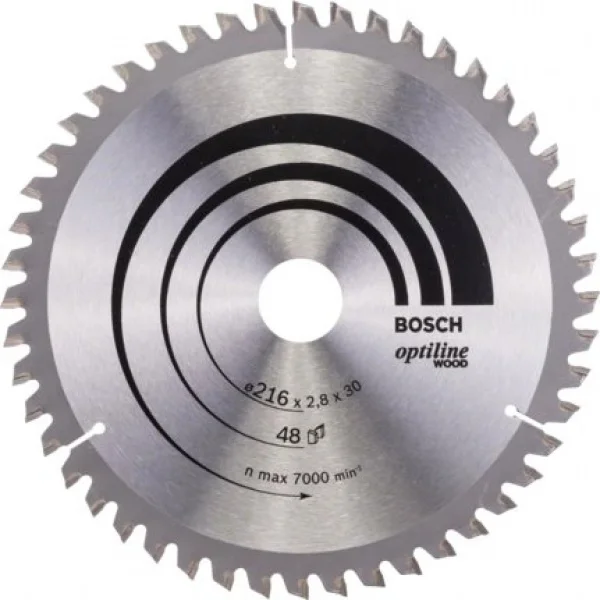 Bosch optiline wood lama per troncatrice 216x30 mm per legno 2608640641 - dettaglio 1