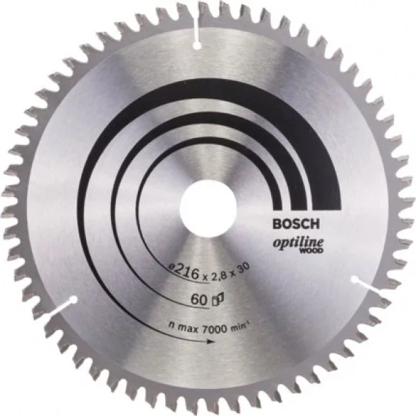 Bosch optiline wood lama per troncatrice 216x30 mm per legno 2608640642 - dettaglio 1