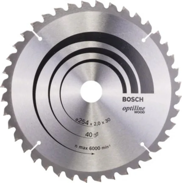 Bosch optiline wood lama per troncatrice 254x30 mm per legno 2608640435 - dettaglio 1